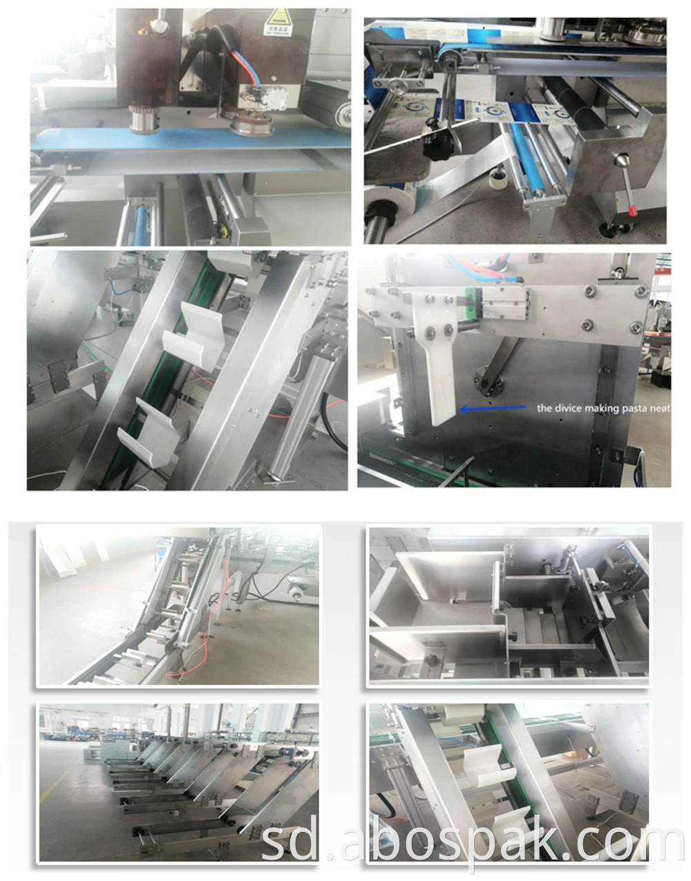 مڪمل طور تي خودڪار 200g/500g Spaghetti/Stick Noodle Weighting Plastic Bag Packing Machine